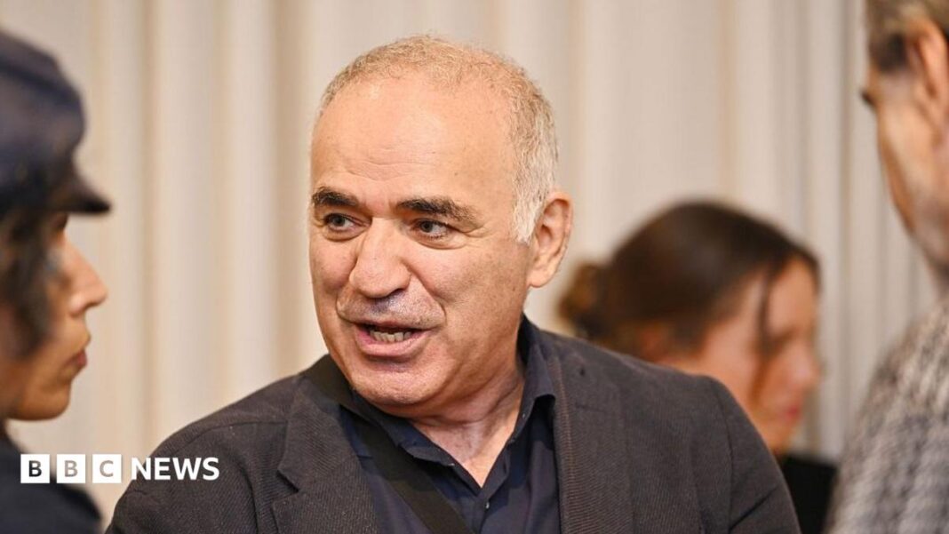 Russian dissident Garry Kasparov says US warned him of danger to his life Russian dissident Garry Kasparov says US warned him of danger to his life