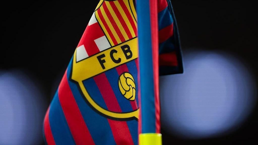 A Barcelona flag