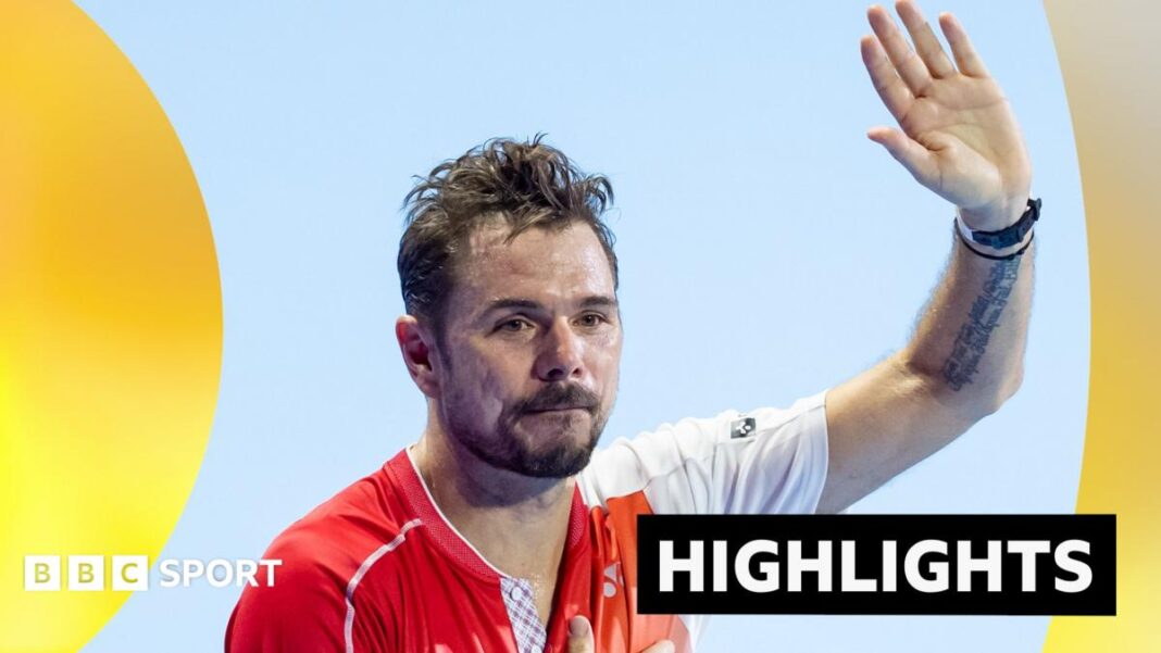 Wawrinka retires in front of home crowd after defeat to Lehecka Wawrinka retires in front of home crowd after defeat to Lehecka