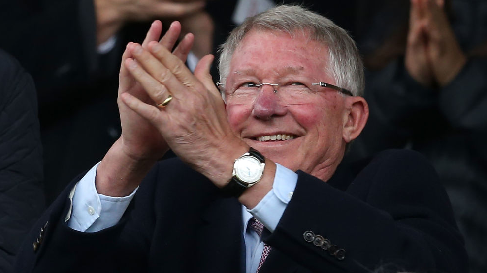 Sir Alex Ferguson claps