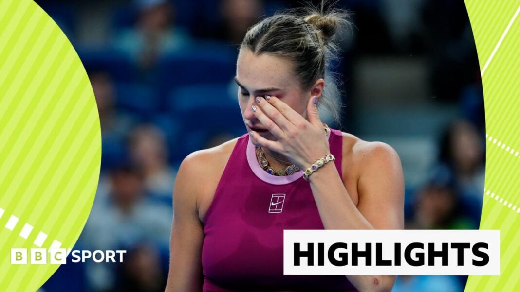 Sabalenka crashes out of China Open after defeat by Bartunkova Sabalenka crashes out of China Open after defeat by Bartunkova