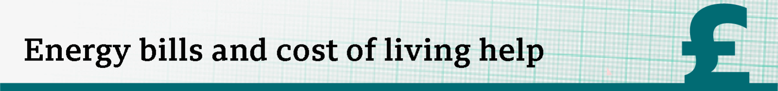 Energy bills and cost of living help