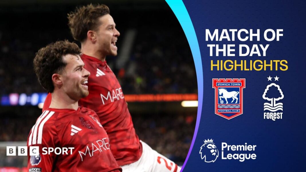 Forest left frustrated as winless run goes on after draw at Ipswich image