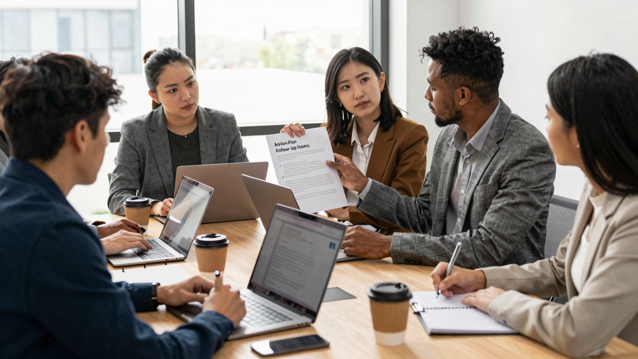 Document Outcomes and Action Plans for Follow-Up