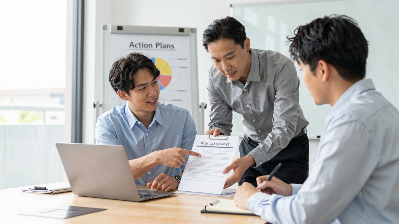 Documenting Key Takeaways and Action Plans
