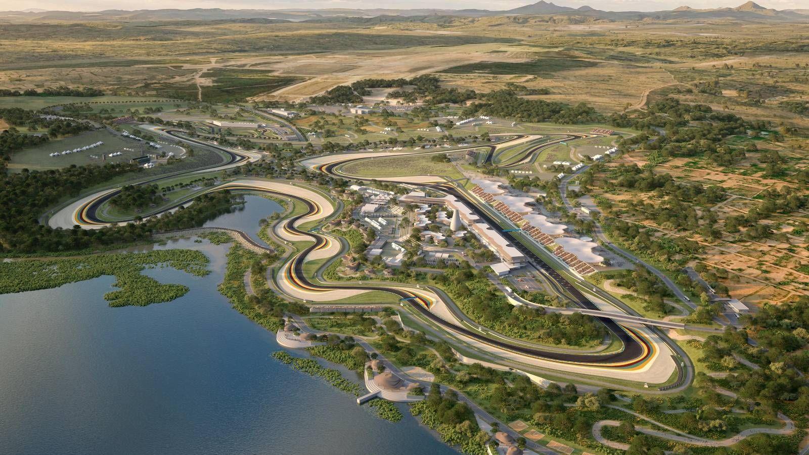An image of what the new track near Kigali will look like for the African Grand Prix in Rawnda