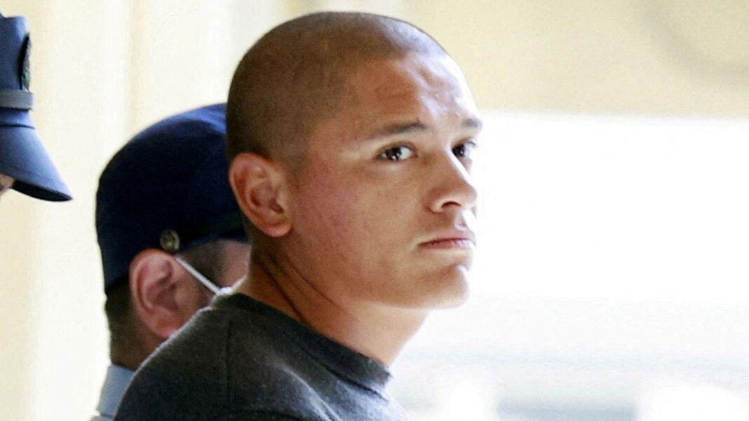 US Marine indicted for murder and robbery of woman in Japan US Marine Lance Corporal Devin Jacob Ballard leaves a police station to be sent to prosecutors over the killing of a Japanese woman in Naha, Okinawa Prefecture