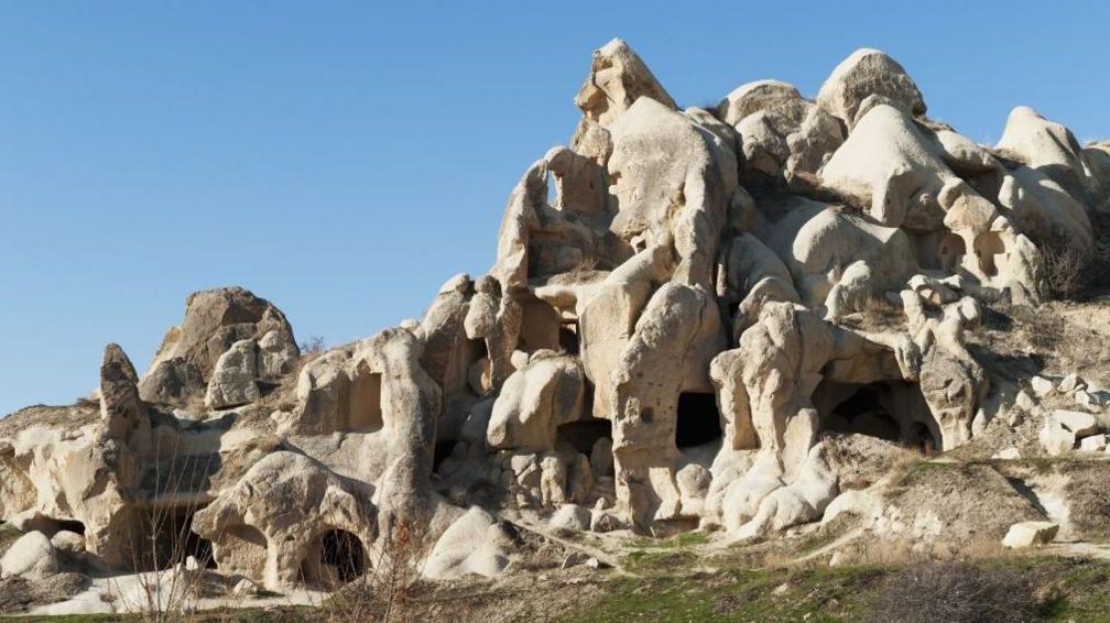 The rock formations