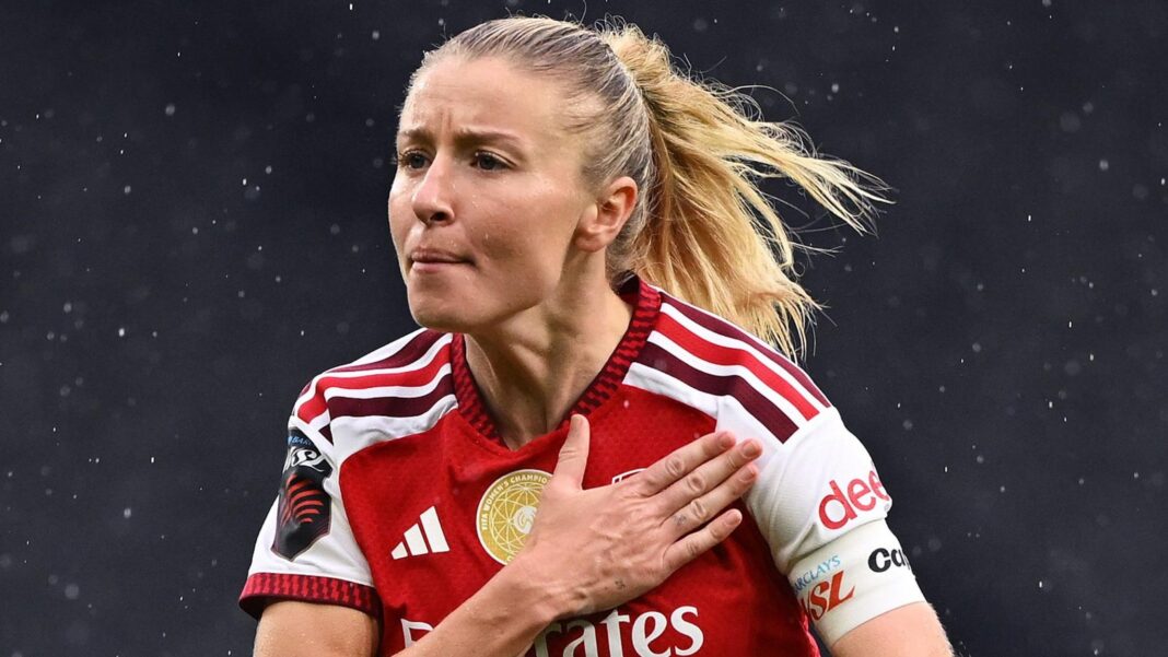 What have Man Utd changed to turn around WSL form? Leah Williamson celebrates as Arsenal beat Tottenham in the WSL