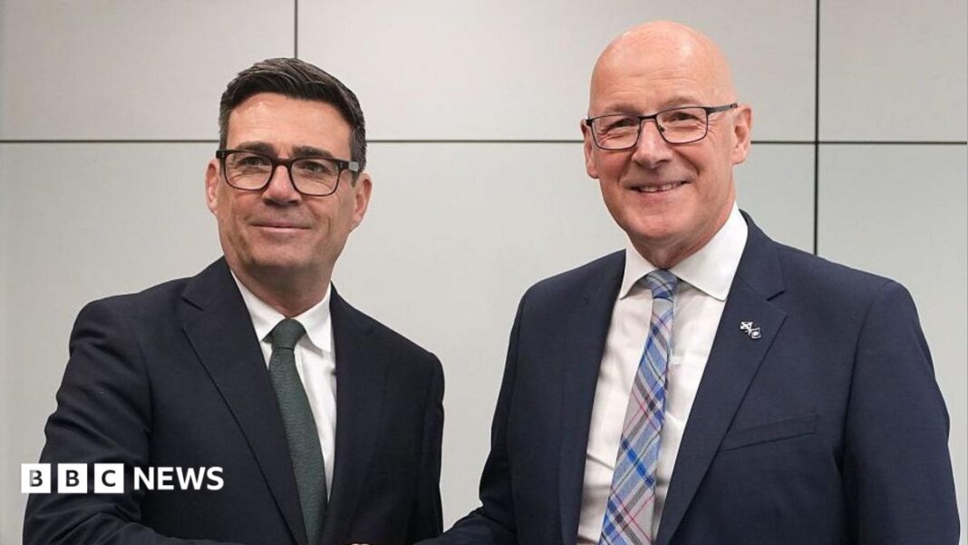 Burnham invites Swinney to work together on ‘deeper Scottish devolution’ Burnham invites Swinney to work together on ‘deeper Scottish devolution’