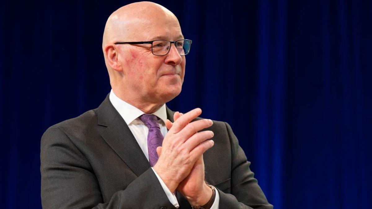 John Swinney at SNP conference