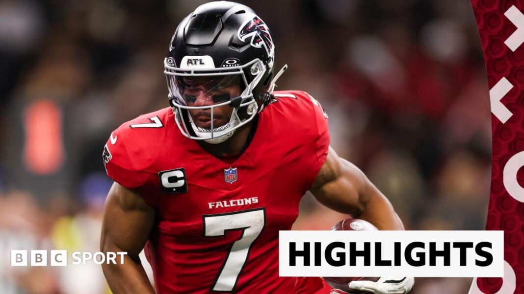 Saints thrashed as Falcons score six touchdowns Saints thrashed as Falcons score six touchdowns