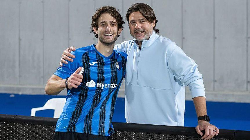 Maurizio Pochettino and father Mauricio