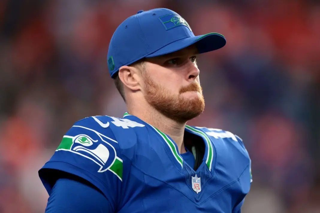 “Worst QB to ever win a Super Bowl,” “Needs to be benched”: NFL fans rip “fraud” Sam Darnold throwing 2 “horrible” game-ending INTs vs. Broncos “Worst QB to ever win a Super Bowl,” “Needs to be benched”: NFL fans rip “fraud” Sam Darnold throwing 2 “horrible” game-ending INTs vs. Broncos