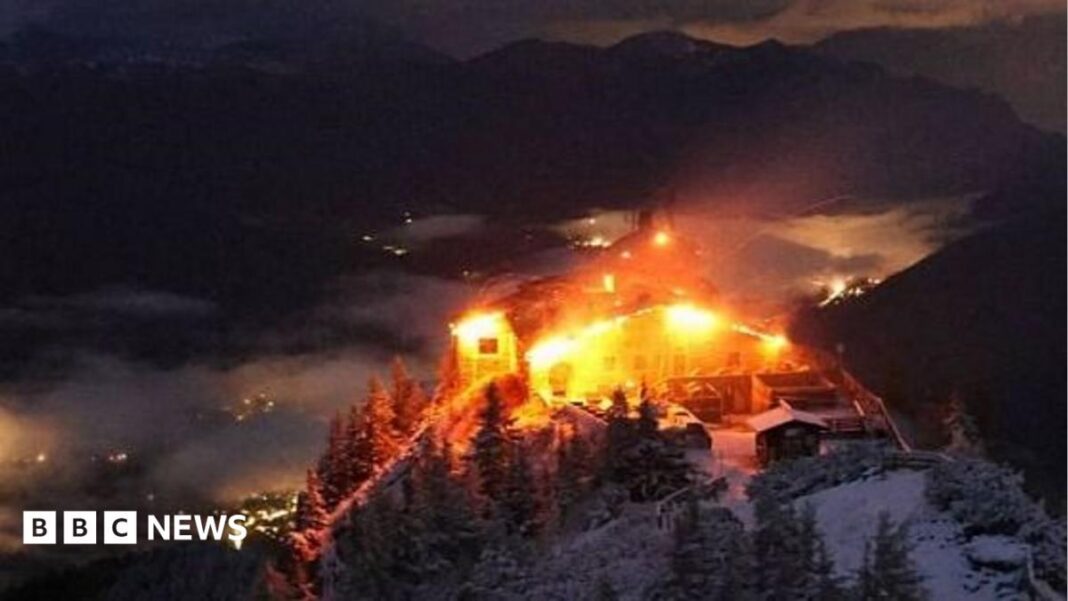 Watch: Fire engulfs Hitler’s mountaintop Eagle’s Nest retreat image