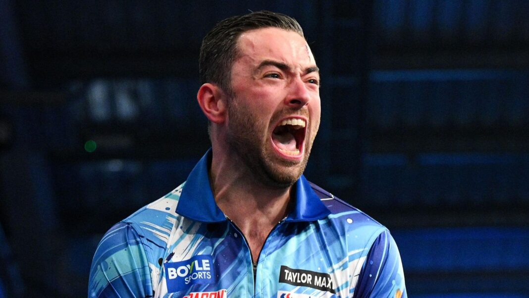 Humphries wins Grand Prix to end barren spell Luke Humphries celebrates beating Gerwyn Price to win the World Grand Prix