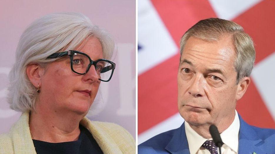 Caroline Voaden And Nigel Farage