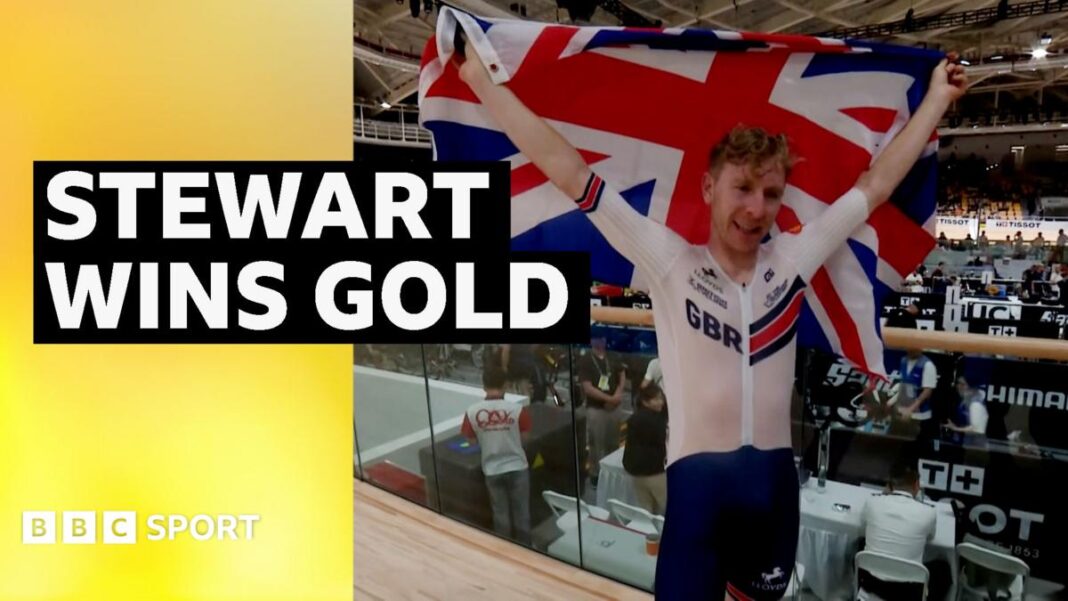 GB’s Stewart wins gold in thrilling points race GB’s Stewart wins gold in thrilling points race