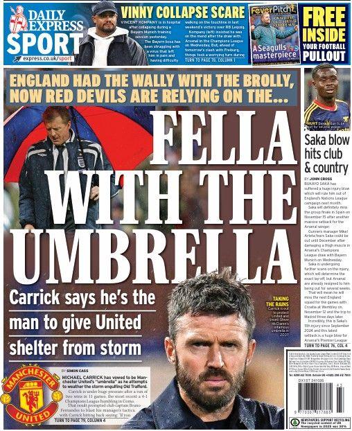 Daily Express back page