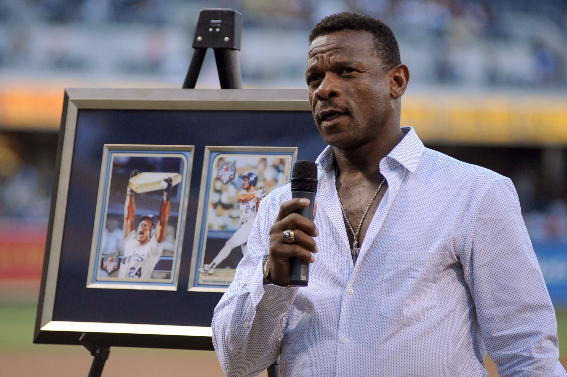 The first-ballot Hall of Famer and baseball's all-time leader in runs and stolen bases took home the 1989 ALCS MVP Award. - Source: Imagn