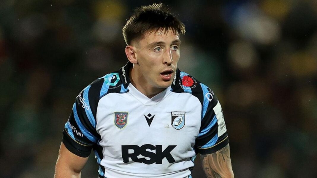Wales wing Adams released for Cardiff at Ospreys Josh Adams in Cardiff's white jersey
