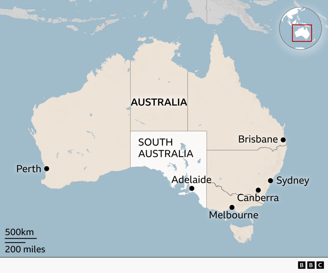 Australia’s first-ever Michelin stars go to 11 restaurants in one state Map highlighting the state of South Australia in Australia, as well as the major cities of Perth, Adelaide, Brisbane, Sydney, Canberra and Melbourne