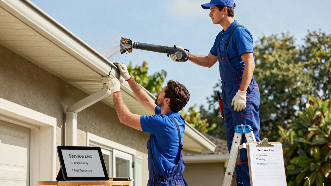 Gutter Cleaning: Essential Home Maintenance Services