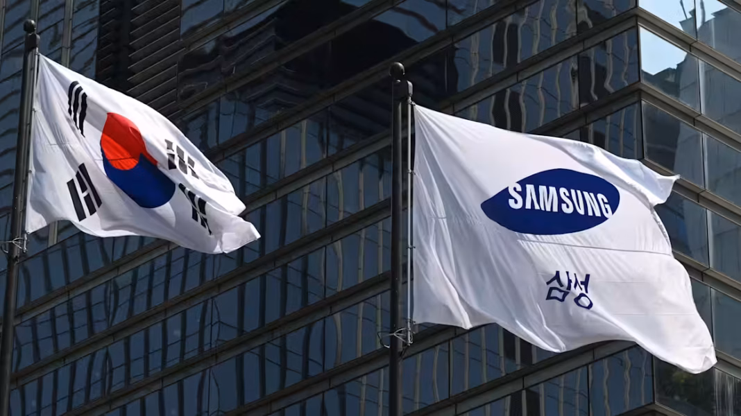 Samsung shares fall despite bullish outlook on AI spending Httpsd1e00ek4ebabms cloudfront netproduction3e9e3e48 9d22 497b a895 37d44cfe3ec5