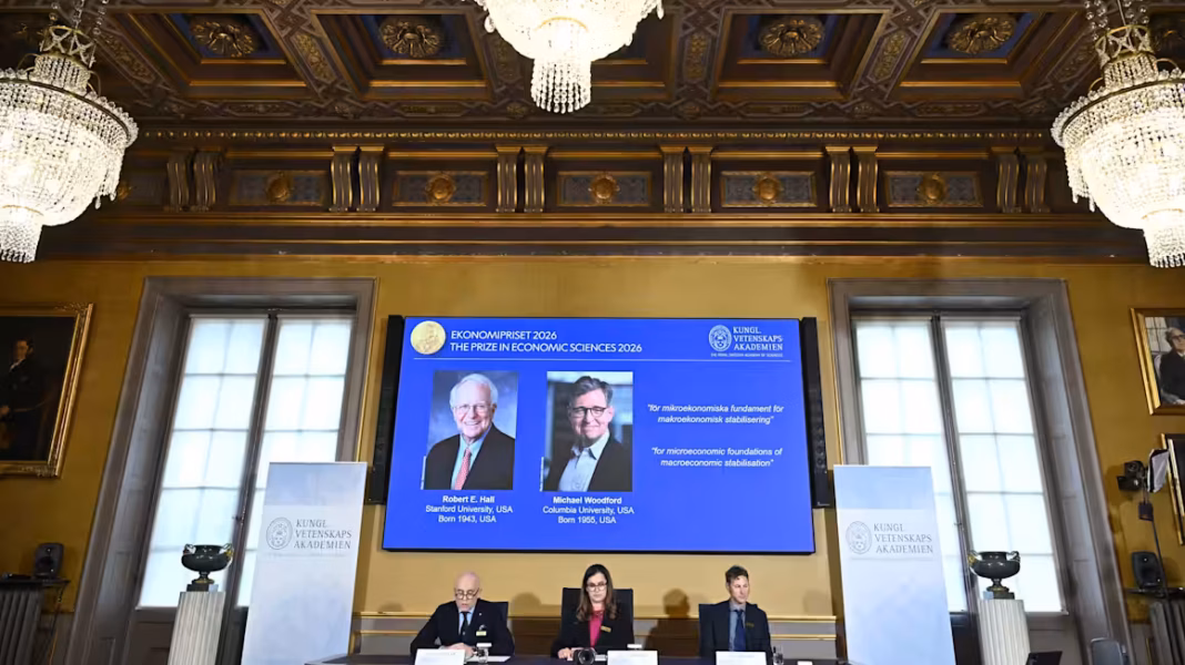 Nobel Prize for economics awarded to Hall and Woodford Httpsd1e00ek4ebabms cloudfront netproductionc07dd0fb dbc5 4f57 8eea 7ee0cc486885
