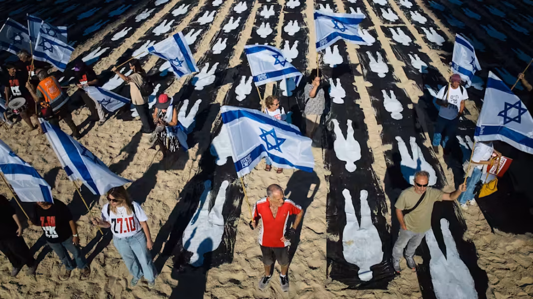 Israelis commemorate October 7 attack as election looms Httpsd1e00ek4ebabms cloudfront netproductione4793998 65a0 4401 8fb8 9e5588d13864