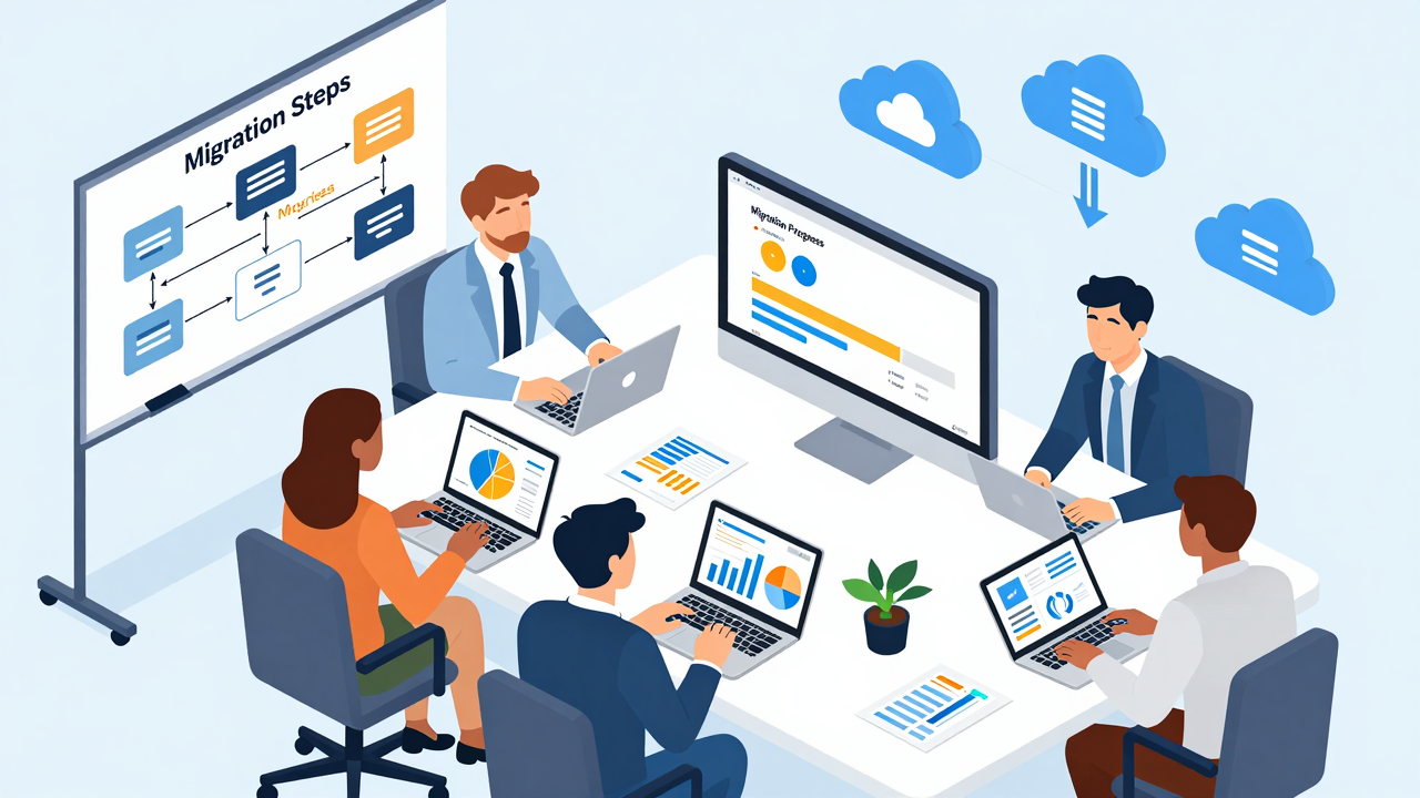 Implement the Full Migration and Monitor Progress