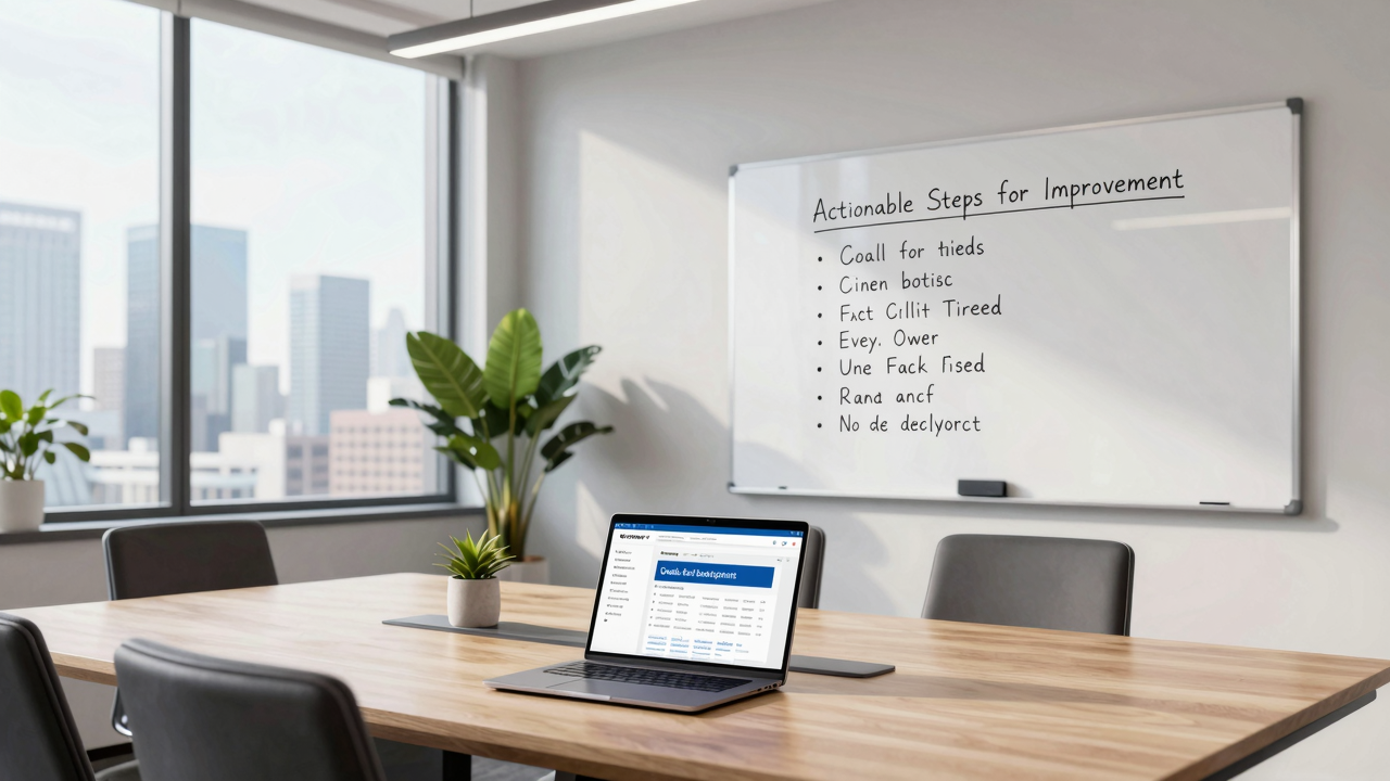 Provide Actionable Steps for Continuous Improvement