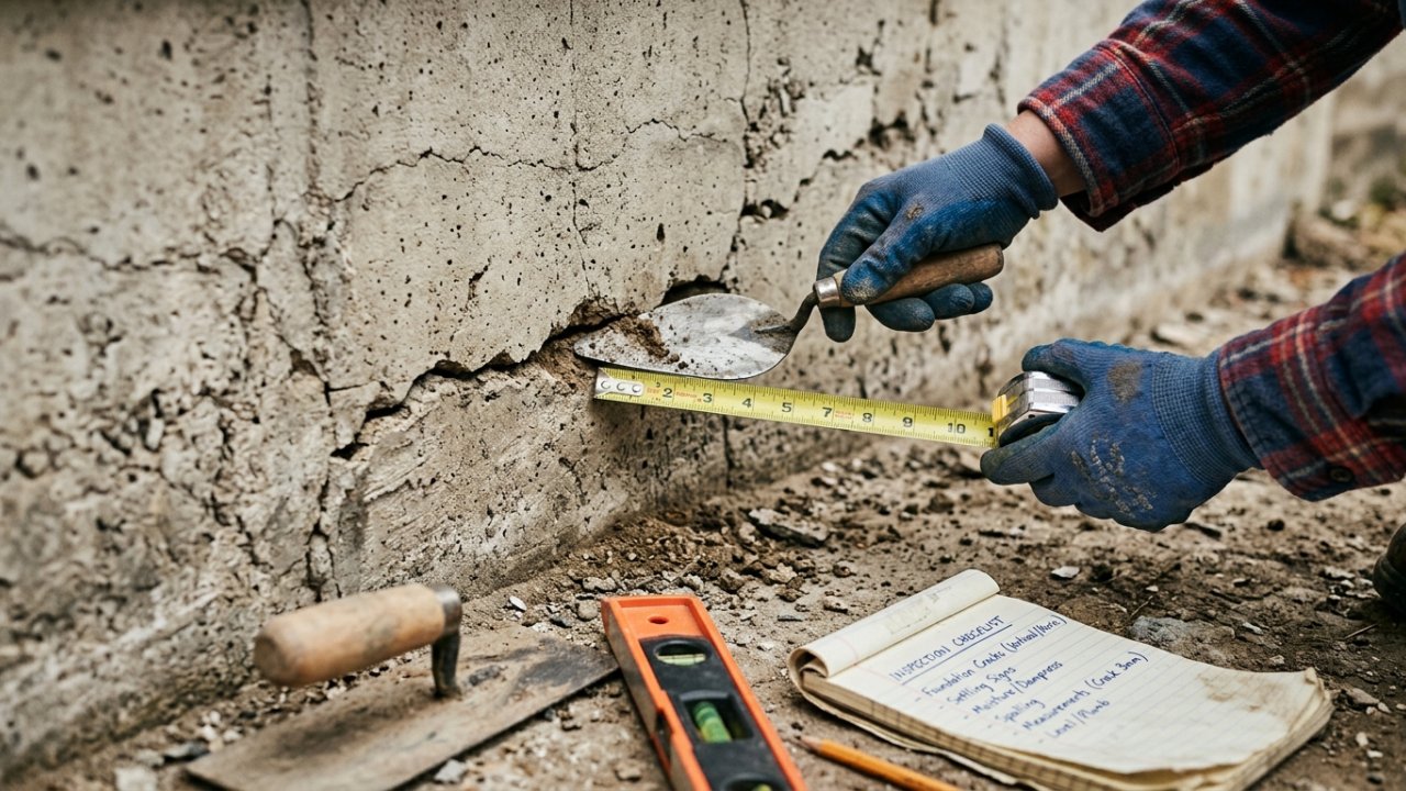 Regularly Inspect Your Foundation for Cracks and Signs of Damage