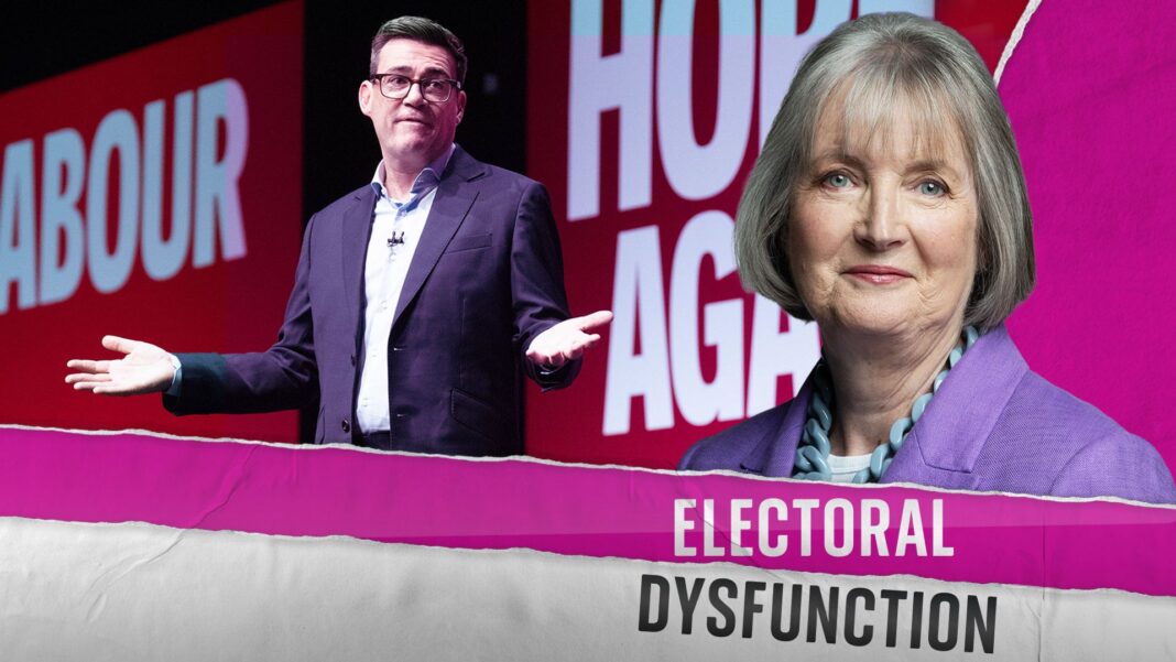 Burnham gives Labour post-landslide euphoria absent under Starmer, says peer Skynews andy burnham electoral dysfunction 7365806