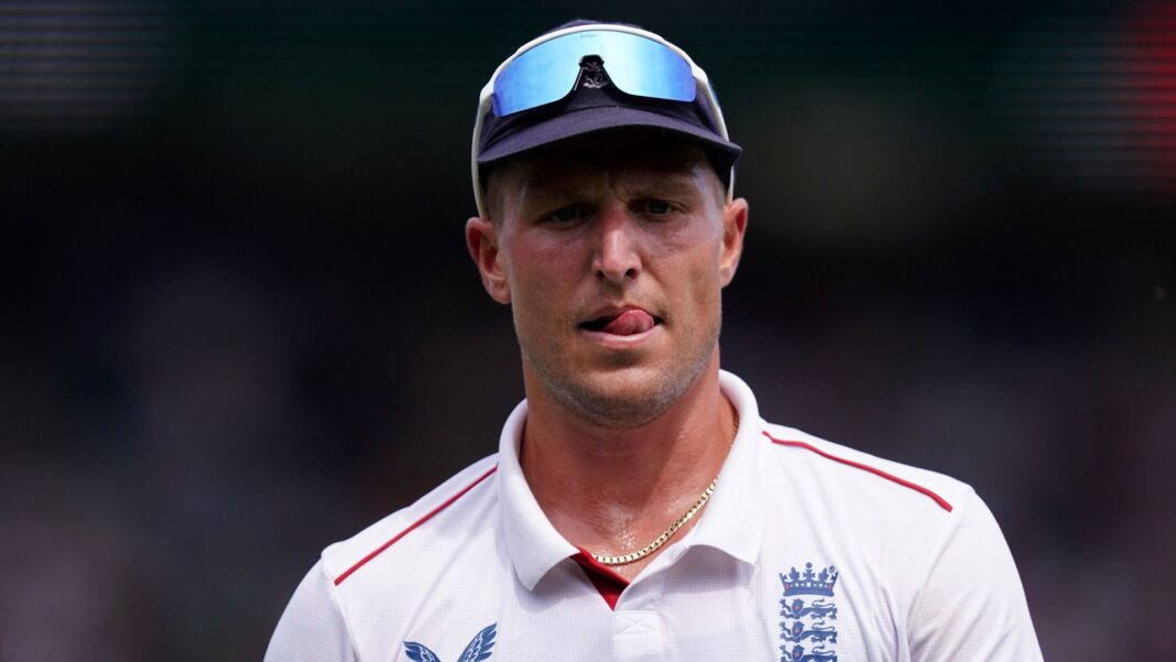 England cricketer Brydon Carse charged by regulator following arrest on night out Skynews brydon carse ecb cricket 7330179