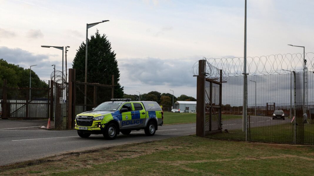 Two Latvian men bailed after arrest at RAF base Skynews cambridgeshire nato 7371517