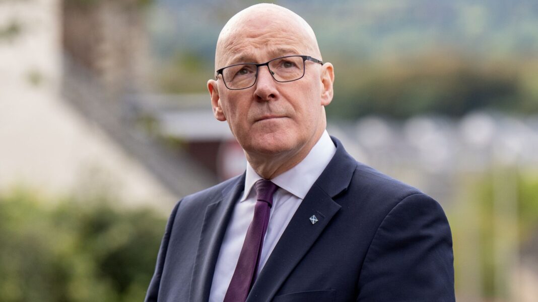 Scottish government ‘to miss child poverty targets by miles’ Skynews first minister john swinney 7368909