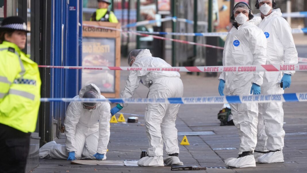 Three more arrests over Nottingham police officer shooting Skynews nottingham gun 7379671