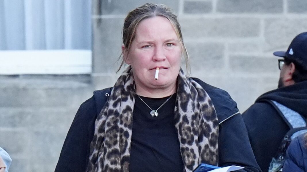 Woman who killed partner with air rifle given supervision order for PTSD Skynews simone ramage court 7370306