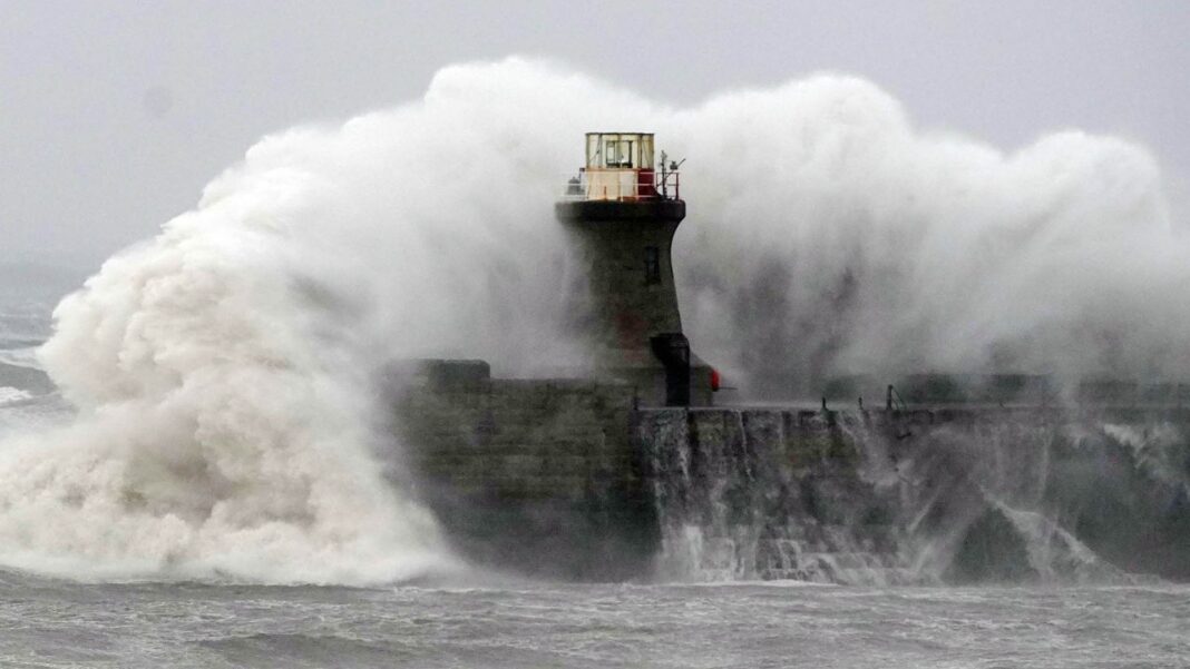 Met Office names second storm to hit UK in 24 hours Skynews south shields lighthouse 6705038