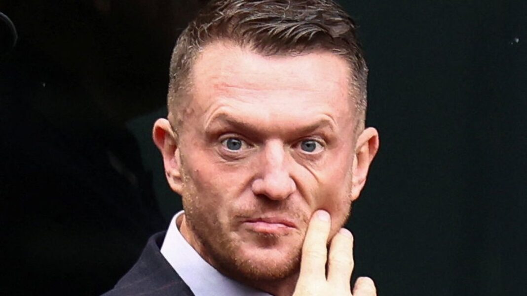 Tommy Robinson found guilty of harassing two journalists Skynews tommy robinson court 7389463