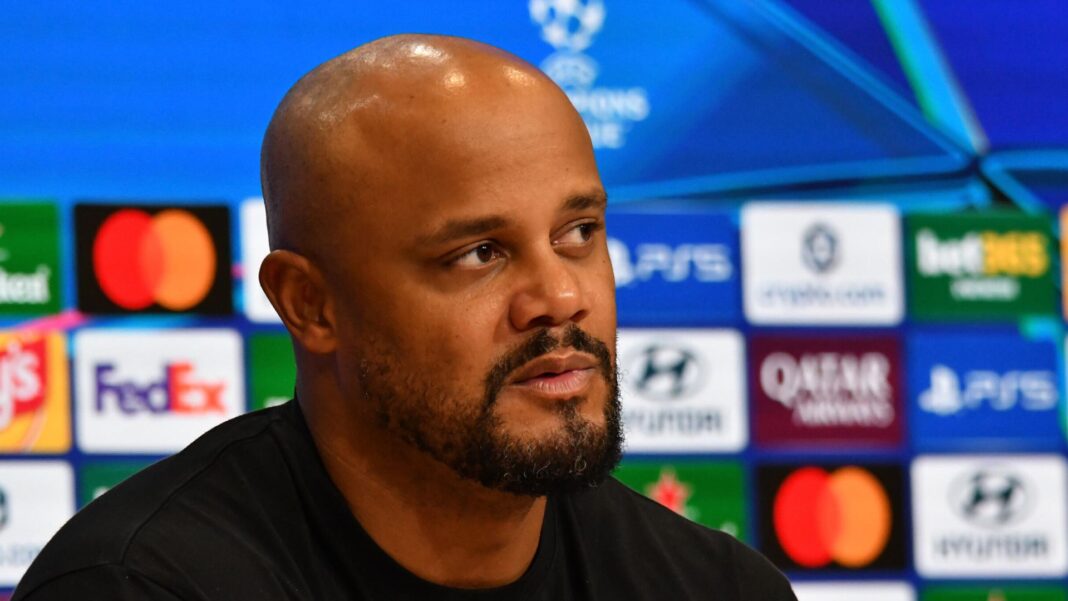 Bayern coach Vincent Kompany taken to hospital after collapsing at training Skynews vincent kompany bayern munich 7384864
