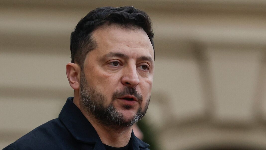 Starlink back to ‘the level we need’ in Ukraine, Zelenskyy says Skynews volodymyr zelenskyy 7385610