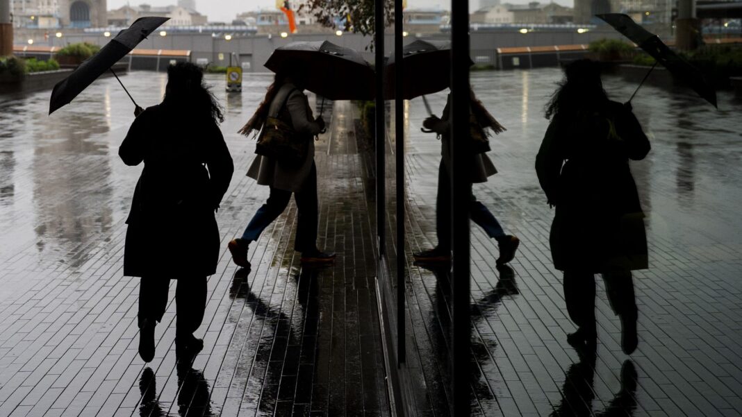 Weather warnings for strong winds remain in place as Storm Boelo peaks Skynews weather uk 7386352