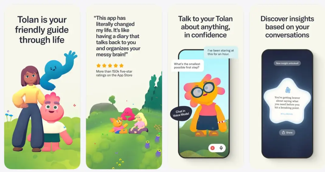 Tolan snags $30M for its AI companion that helps users navigate life Tolan app store