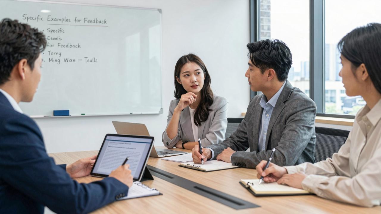 Use Specific Examples for Constructive Feedback